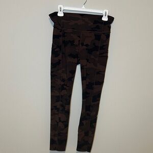High Rise lululemon athletica Brown Camouflage Leggings